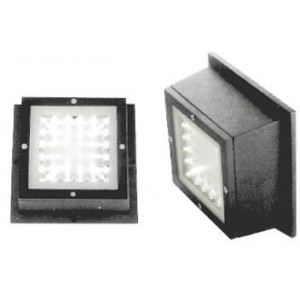 WHITE 230V 20xLED ALUMINIUM LIGHT FITTING IP54