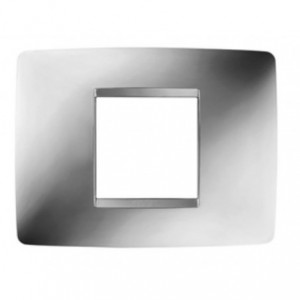 Chorus One 2-GANG Cover Plate Chrome