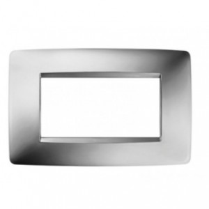 Chorus One 4-GANG Cover Plate Chrome