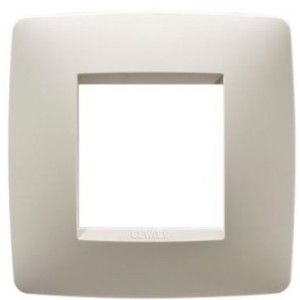 Chorus One Int PLATE- 2-GANG- Ivory