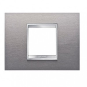 Chorus Lux 2-GANG Cover Plate Stainless Steel