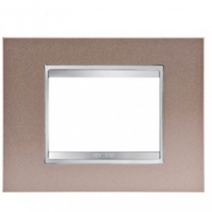 Lux Plate 3P Metal Bronze Pearl