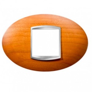 Chorus Art 2-GANG Cover Plate Cherry Wood