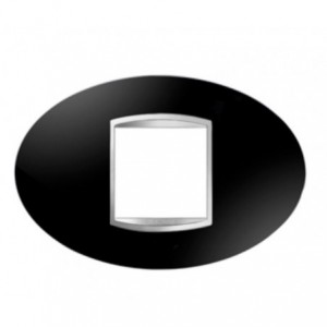 Chorus Art 2-GANG Cover Plate Toner Black