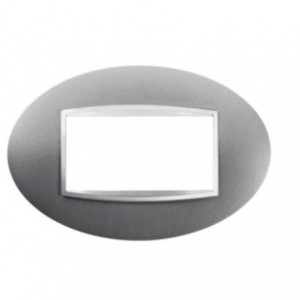 Chorus Art 4-GANG Cover Plate Titanium
