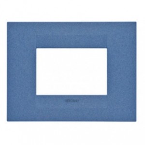 Geo Plate 3-GANG Sea Blue
