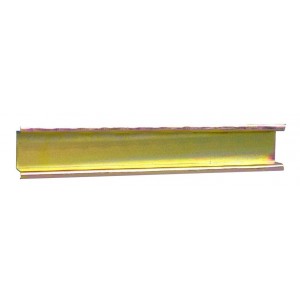 DIN 35 x 15 HD NON-SLOTTED PASSIVATED STEEL RAIL 2m