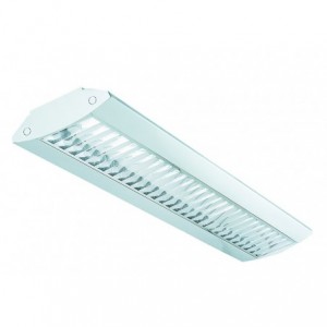 2x36W T8 SUPER LIGHT ALUM LOUVRE SURFACE CEILING FITTING