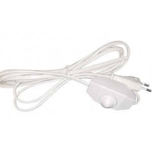 200W White Table Lamp Dimmer 230V