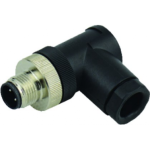 M12 4-POLE Male Screw Connection R/A PG7 IP67