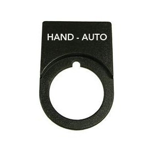 Legend Plate 'HAND-AUTO'