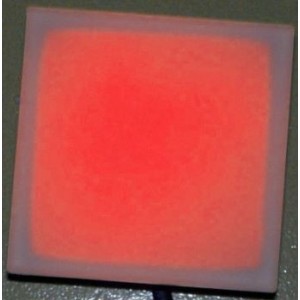 24VDC RED LED TILE LIGHT S.S TRIM 200x200x20 IP66