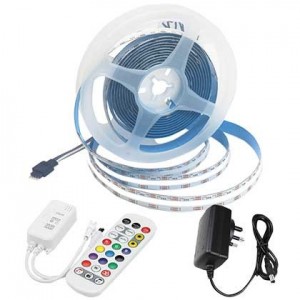 SMART WIFI RGB COB LED STRIP LIGHT KIT 5M C/W CONT. &amp; PSU