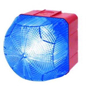 110-240VAC/DC LED STEADY-FLASHING BLUE BEACON 184x184x176mm