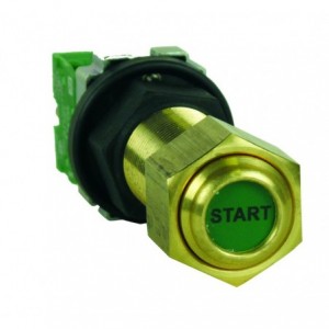 Push Button Flp M20 Start C/W No 10A Contact