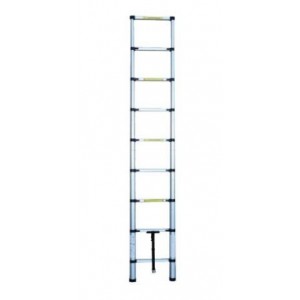 8-STEP Telescopic Aluminium Ladder 150KG 255CM