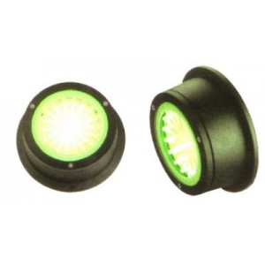 GREEN 230V 18xLED ALUMINIUM LIGHT FITTING