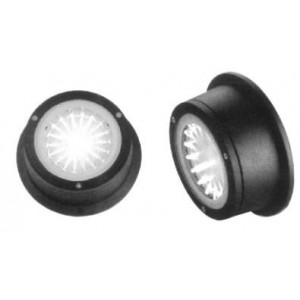 WHITE 230V 18xLED ALUMINIUM LIGHT FITTING