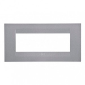 Geo Plate 6-GANG Titanium