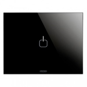 Ice Touch Black Cov Plate 3G 1 Sym