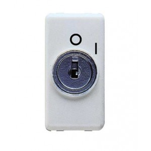10A 230V Key Operated 0-1 2P Switch