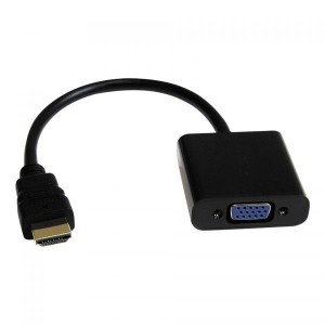 Volkano VK-20045-BK Annex Series HDMI Male to VGA Female Converter 