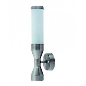 S/STEEL 230V E27 WALL MOUNT 345Hx100D IP44
