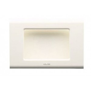 System 1 Gang White Plate Basic