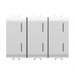 Knx Easy Push Button Panel 6 Channel White