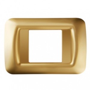 Top System 2 Gang Plate - Antique Gold