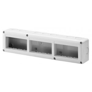 12(3x4) GANG HORIZONTAL ENCLOSURE IP40