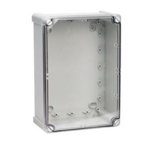 Polycarbonate Enclosure Transp. Lid 270X190X100MM IP66