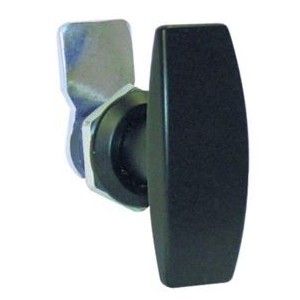 Panel Lock 22.5MM Black Zinc Alloy
