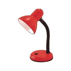 230VAC 40W Max E27 Red Desk Lamp
