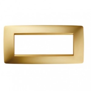 Chorus One 6-GANG Cover Plate Gold