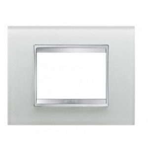 Chorus Lux 3-GANG Cover Plate Glass Ice