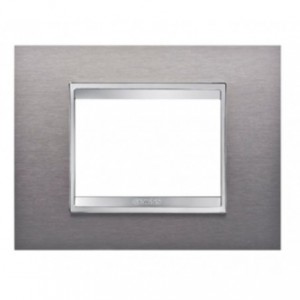 Chorus Lux 3-GANG Cover Plate Stainless Steel