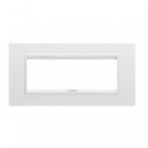 Lux Plate 6P Metal White Monochrome