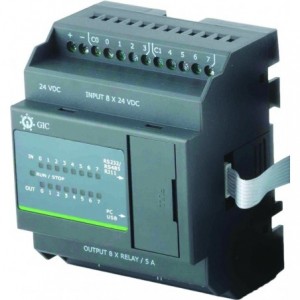 MINI Plc DC Base With 8 Digital I/PS- 8 Relay Outputs