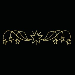 MOTIF. 1200x6500MM- DECO STAR BANNER