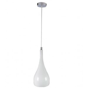 230V 1X60W E14 PENDANT STEEL &amp; ALUMINIUM CHROME