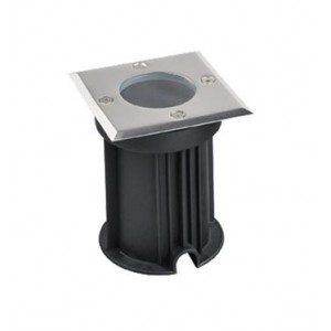 12VAC/DC INGROUND MR16 SS LIGHT-SQUARE-90x120 CUTOUT