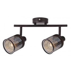 230V 2X40W Max. E14 Ceiling Brown 310X90X165MM