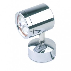 YELLOW 230V 3xLED S/STEEL LIGHT FITTING  IP44