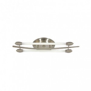230VAC 2FT 2X9W Satin Nickel Fitting 880X160MM