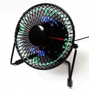 USB Desktop LED Digital Clock Fan