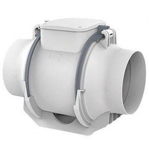 Linear Duct Fan 40W 500M3/H DIA160MM 3 Speed B/BEARING Motor