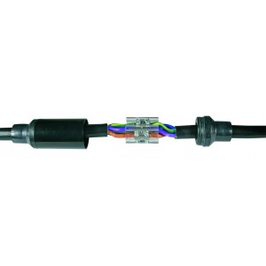 Resin Filled Cable Joint 3P Black 4MM2- Max DIA.16MM