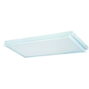 RECESSED PRISMATIC LIGHT FITTING FOR LED 1200x600mm