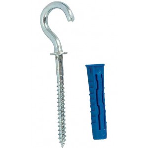 Universal Nyl Plug 6X30MM Plug And Hook X10 -BAG
